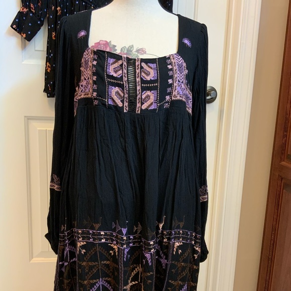 NEW Free People Rhiannon Embroidered Dress, small - Picture 2 of 11
